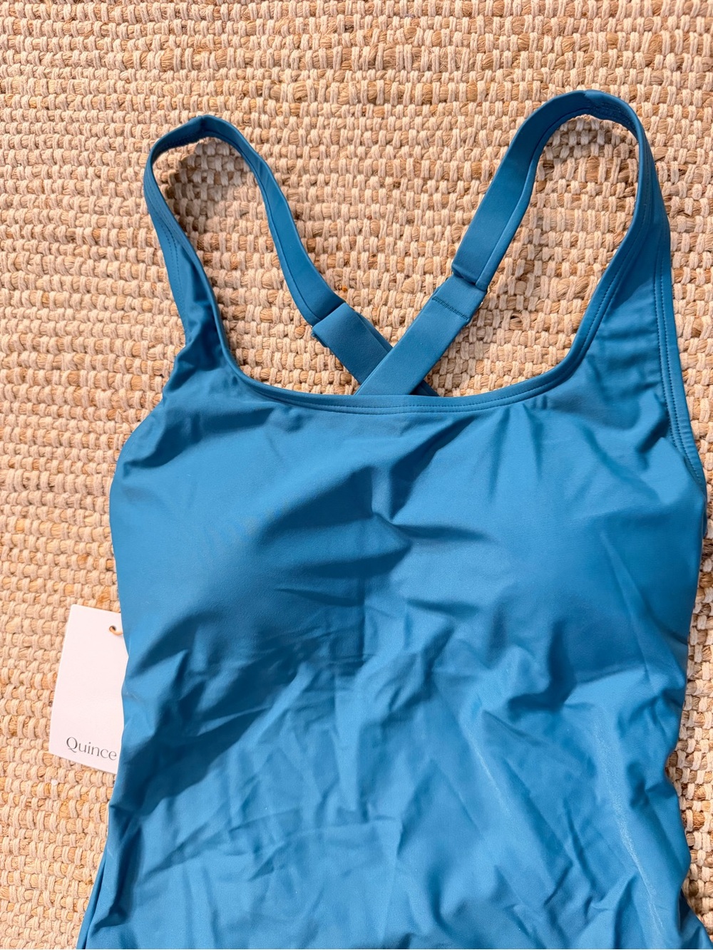 Quince — Italian Cross-Back One-Piece Swimsuit - Picture 4 of 8